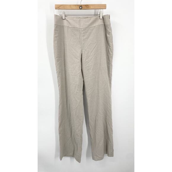Akris Wool Wide Leg Pants 10 Luxury Minimalist Office Designer Old Money 90s - Picture 1 of 10